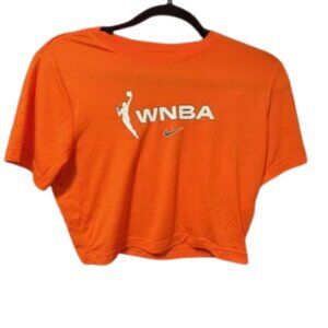 Nike Women's WNBA Team 13 Crop T-Shirt -Orange size M